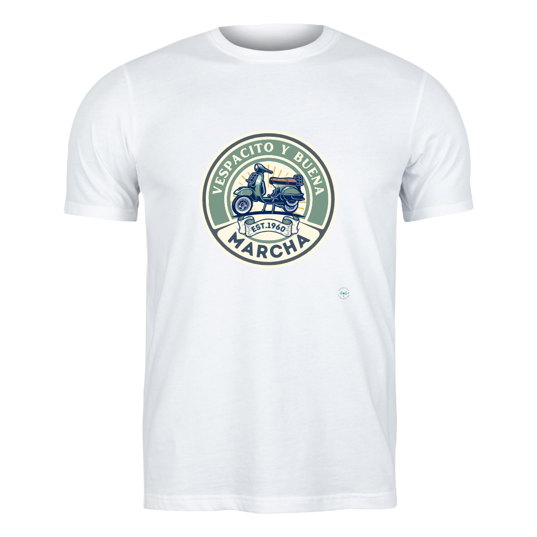 CAMISETA "VESPACITO Y BUENA MARCHA"