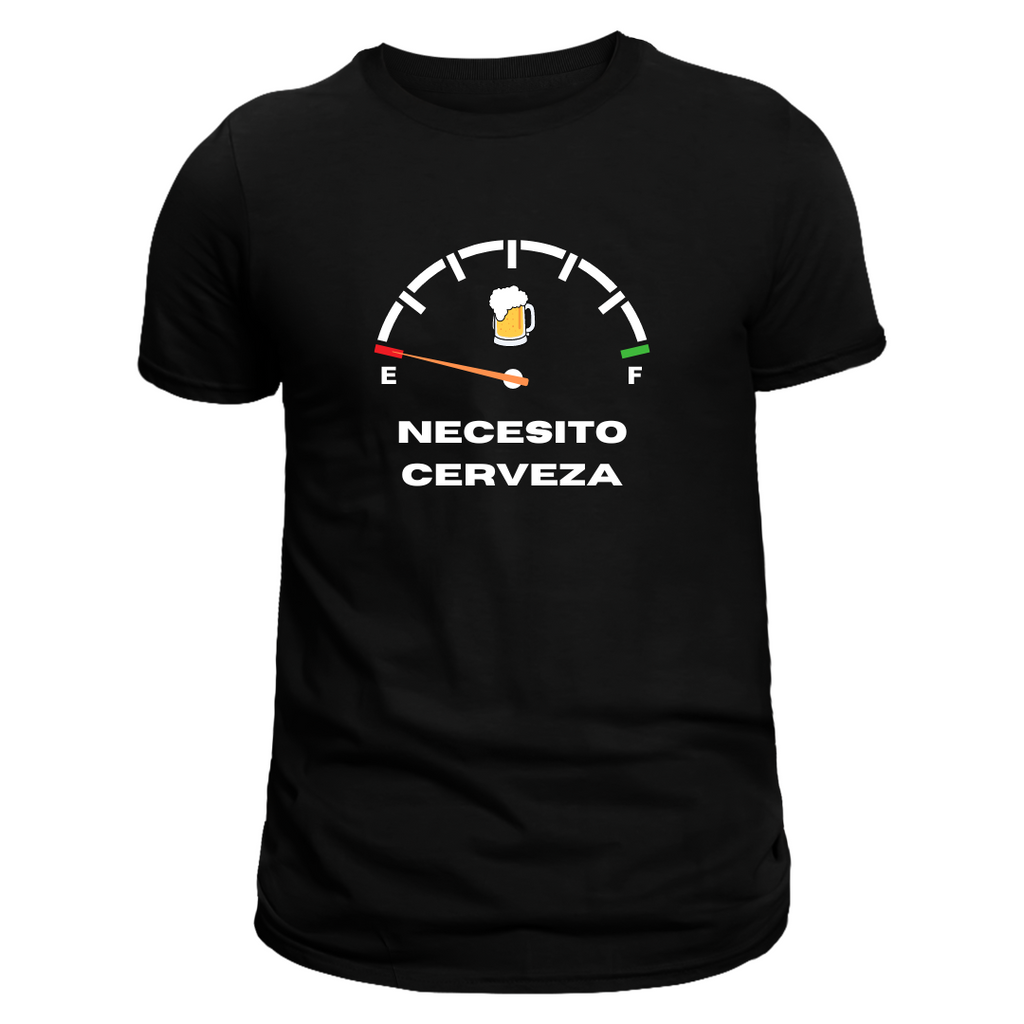 CAMISETA "NECESITO CERVEZA"